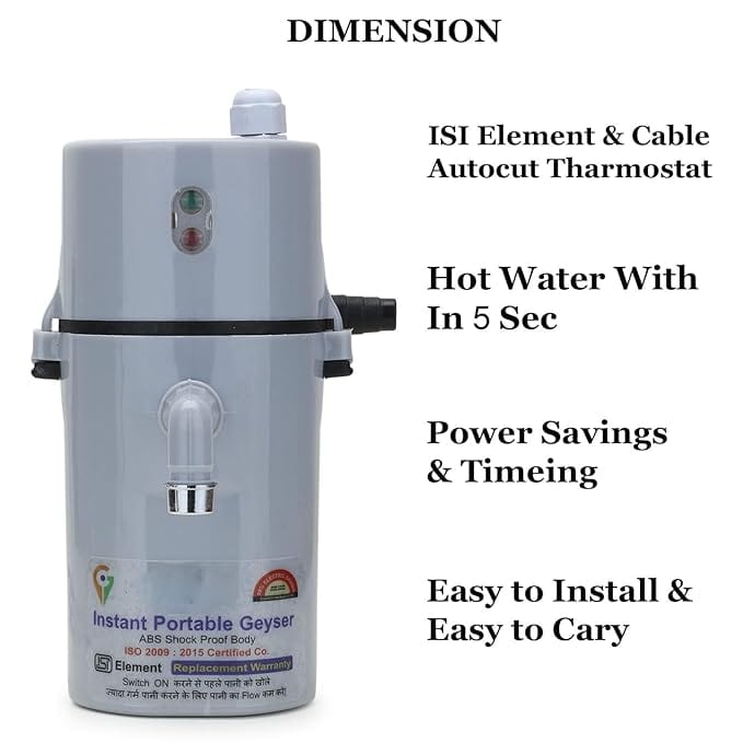 Portable Electric Geyser